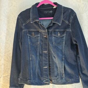 Lee Women's Dark Blue Denim Jean Jacket